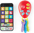 Kidoozie Phone & Keys Combo Set - Interactive Toy Bundle for Ages 12 Months+, Music & Animal Sounds