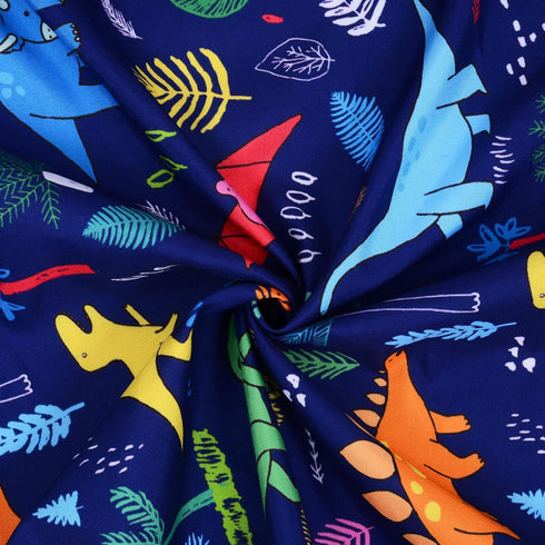 100% 1 Pack Cloele Dinosaur Fitted Crib Sheet - Baby Polyester Crib Sheet for Standard Crib and Toddler Mattresses