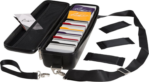 Quiver Time 7-Piece Set Orange and Purple Card Case Dividers & Separators - Ideal for Tabletop Gaming