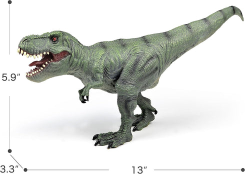 13" Tyrannosaurus Rex Dinosaur Toy - Realistic T-Rex Action Figure Model for Kids Boys Girls 3+