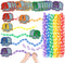 240pcs C-Clips Hooks Plastic Chain Links - Counting & Linking Activity Kit, Sensory Toys for Toddlers, Educational