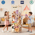 LAMU Stuffed Animal Storage, Wooden Zoo Stuffed Animal Holder with Elastic Cords, Space Save Toy Organizer, Extra Large