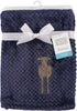 Hudson Baby Unisex Baby Plush Waffle Blanket, Moose Design, One Size