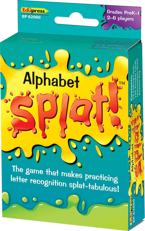 Teacher Created Resources Alphabet Splat Game - Size 6 5/8" x 3 5/8" x 1 1/4"
