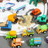 JOYIN 25 Pieces Pull Back Cars and Trucks Toy Vehicles Set, Die-Cast Car Set for Toddlers, Kids Party Favors
