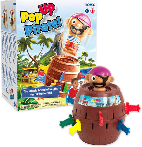 TOMY Pop Up Pirate Board Game - Swashbuckling Kids Games for Family Game Night, Ages 4 and Up