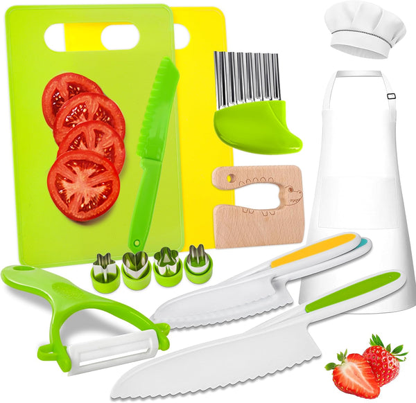 Kids Knife Set for Real Cooking Easter Basket Stuffers Gifts for Kids15