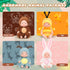 Hanaive 4 Pcs 4 Inch Mini Baby Dolls with Animal Clothes, Cute Tiny Babies Gifts for Kids Birthday (Cute Style)