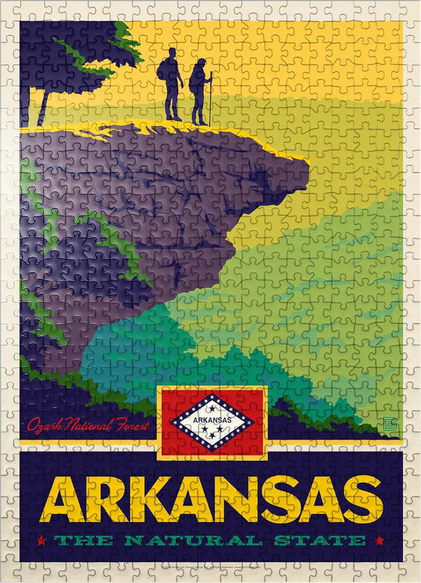 MyPuzzle Arkansas: The Natural State - Premium 500 Piece Jigsaw Puzzle for Adults