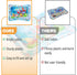 Tummy Tummy Mr. Pen- Inflatable Time Water Mat, Water Mat for Babies, Infant Water Mats, Baby Water Pad, Water Time Mat