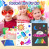 Foil Fun Outer Space DIY Art Kits, No Mess Creative Drawing Game for Kids, Birthday Gifts Crafts Supplies for Ages 4-9