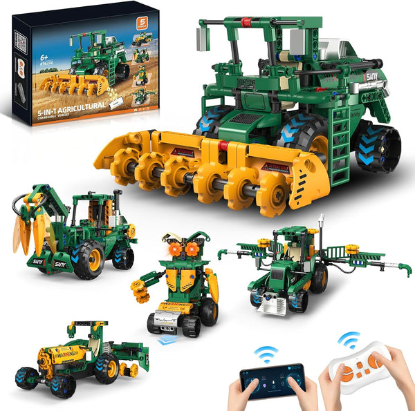 5 in 1 STEM Robot Toys Building Kits for Kids Ages 6-14,