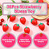 50 2 Inch Geosar Pcs Strawberry Stress Balls Mini Foam Strawberry Stretchy Toys Fruit Party Favor Stress Relief Fidget
