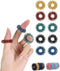 Mr. Pen- Spiky Sensory Rings, 10 Pack, Jewel Tones, Stress Relief Fidget