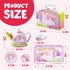 Set Set, 3 4 5 6, JOYIN Unicorn Tea Party for Little Girls, Pretend Pink Tin Teapot Princess Tea Time Play Kitchen Toy