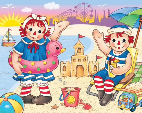 MasterPieces Puzzle Set - 4-Pack 100 Piece Jigsaw Puzzle for Kids - Raggedy Ann 4-Pack