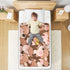 siphylline 52" 34" Cute Cartoon Elk Brown Extra Large Resuable Changing Pad Covers Soft Absorbent Potty Training Pads