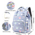 Yusudan Backpack Elephant Diaper Bag for Baby Girls, Mom Waterproof Large Nappy Bags for Women