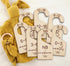 Closet 24M Set HOUISM Beautiful Baby Dividers for Clothes Organizer - Wooden Double-Sided Gender Neutral Size Dividers