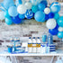 32pcs Blue Oh Baby Water Bottle Labels, Gold Glitter Stickers for Gender Reveal/1st Birthday, Baby Boy Bottle Wrappers