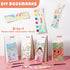 Cavnewt Book,21-Pages,Travel Set 3-8 Pocket Watercolor Painting Paint Watercolor Coloring Book for Kids Years Old,Boys