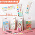 Cavnewt 4-8, Sets, Watercolor Coloring Books for Kids Ages Pocket Watercolor Painting Book Mess Free Paint with Water