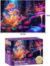 500 Pieces Puzzles for Adult Jigsaw Puzzle Mushrooms Puzzle for Adult Children Elderly Difficult Puzzle Gift for Family Activity Games Home Decor Wall Art 20.5x15IN