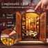 CUTEBEE Book Nook Kit - DIY Miniature House Dollhouse Kit for Adult and Teens, Booknook Bookshelf Decor Alley Model
