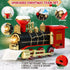 NEUBSAW Set 3 4 5 6 7 8+ Christmas Train - Hanging Train Toys Around Under The Christmas Tree w/Smoke, Whistle (Turn