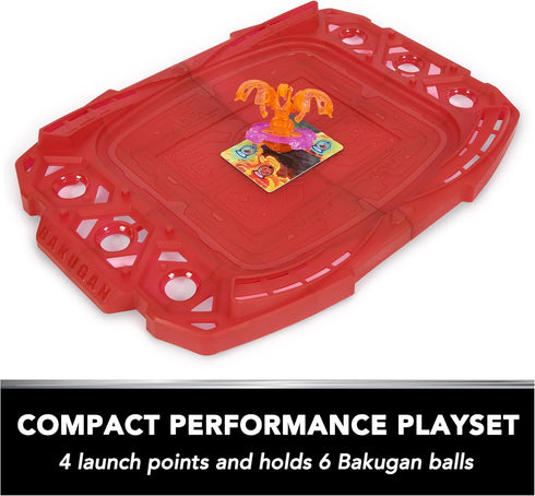 Bakugan Brawl Zone Compact Playset - Special Attack Dragonoid with Customizable Action Figure for Kids