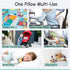 13x18 2 ZPECC Toddler Pillow with Pillowcase - Organic Cotton Hypoallergenic Kids Pillow, Baby Essentials for Travel