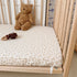 Pack 38"x26", 2 Pack 100% 360 BuLuTu Muslin N Play Mattress Sheets Mini Crib Fitted Sheets for Girls Boys, Cotton Soft