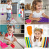 8 Set,Wooden Masthome Pieces Kids Cleaning Cleaning Toys for Kids Broom Dustpan Mop Brush Duster Rag Sponge and Hanging