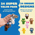 24 (24 3" JOYIN Pcs Mini Animal Plush Toys Units Each), Stuffed Animal Bulk for Kids Birthday Party Favors, Presents