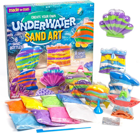 Made By Me Create Your Own Underwater Sand Art, Includes 6 Ocean-Themed