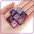 Sumind 24 Pieces MTG Dice Counters - Glitter D6 Dice Cube Loyalty Counter Dice for Card Gaming Accessory