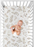 Set 2p Sweet Jojo Designs Floral Leaf Boy Girl Gender Neutral Baby Fitted Crib Sheet for Infant Newborn Nursery Toddler