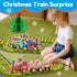 Set 5pcs Oriate Rolling Magnet Train for Magnetic Tiles, Magnet Tiles Toy Train for Road Magnetic Tiles, Free Wheel