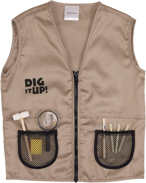 MindWare Dig It Up! Deluxe Excavation Kit - Ages 4+ with Tools to Dig Out 8 Treasures