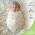 100% 3 Pack 38x40 Inch) Organic Cotton Muslin Baby Blanket - Breathable Swaddle, Hypoallergenic Double-Layer, Versatile