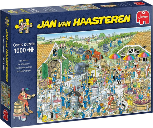 Jumbo Jan Van Haasteren - 'The Winery' Unique Comic Fun Jigsaw Puzzle for Adults, 1000 Piece