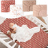 Mindsoft 4 Pack 52''x28'' 9in Muslin Crib Sheets Neutral Soft and Breathable Cotton Baby Sheets Thick for Girl Boy