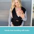 1 6-20 XS-2X JJ Cole Agility Flex Stretch Baby Carrier Infant Carrier to Toddler Carrier Size fits Most Parents Women