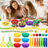 142 Set 12 8 2 120 Counting Zhanmai Pcs Fine Motor Skills Toys Handy Scooper Sensory Bin Filler Sorting Bowls Tweezers
