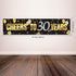 Boao Happy 30th Birthday Banner, 30 Years Gold Glitter Sign, Anniversary Celebration Backdrop Decoration Supplies