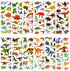 BEESTECH 24 Sheets Dinosaur Stickers for Kids, 450+ Teacher Reward Stickers, Potty Chart Training, Party Favor Supplies