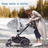 2 Car Seat Cover Baby Boys Girls, Soft Flannel Infant Carseat Cover with Zipper Windows, Star Carrier Cover Canopy Glow