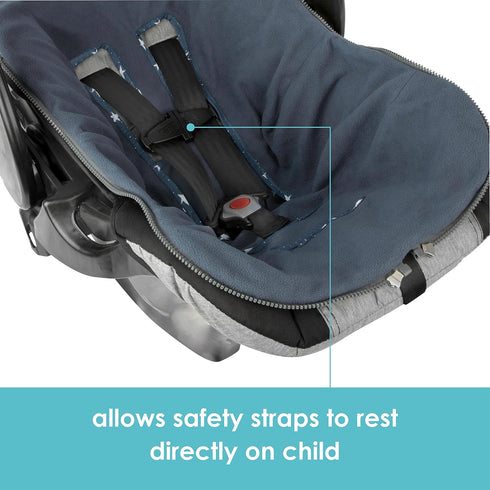 JJ Cole Baby Bundle 365 – Lightweight Baby Car Seat Cover & Stroller Accessory for Year Round Comfort