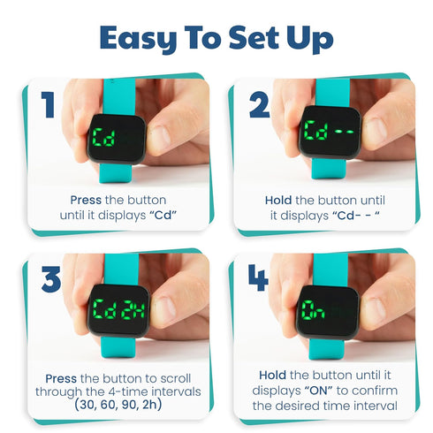 V2 Potty Training Watch for Kids A Water Resistant Potty Reminder Device for Boys & Girls to Train Your Toddler