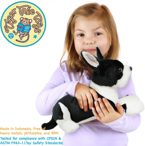 VIAHART Baxter The Boston Terrier - 12 Inch Plush Stuffed Animal Dog by TigerHart Toys